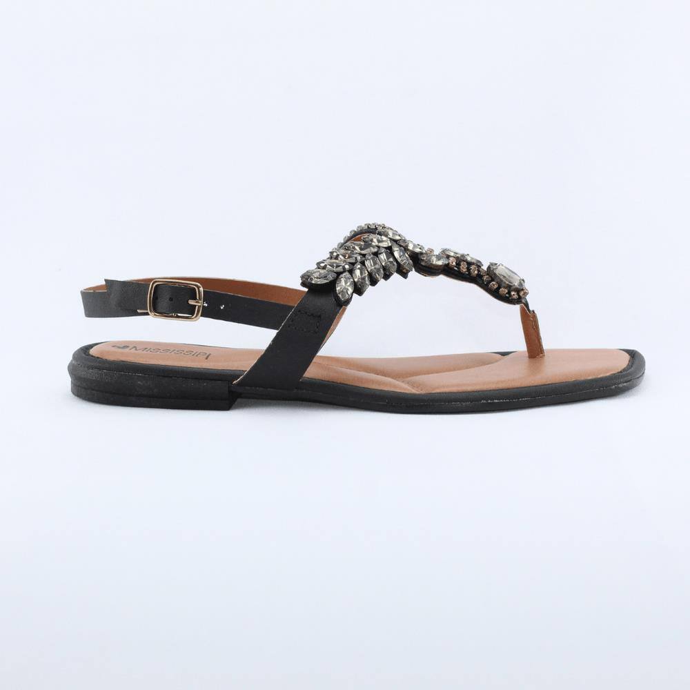 Sandalia mississipi preta linha joanete | Ponto