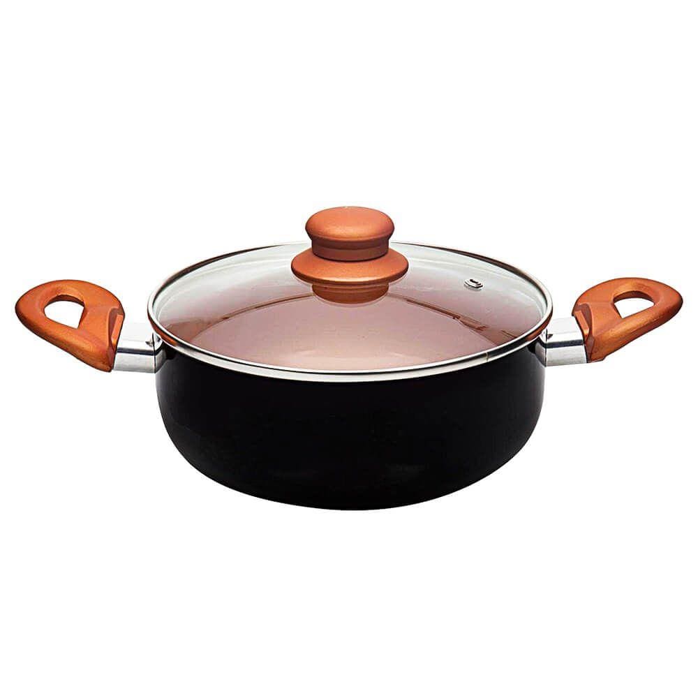 Panela Caçarola Antiaderente Cerâmica Vegas 20cm - Casambiente