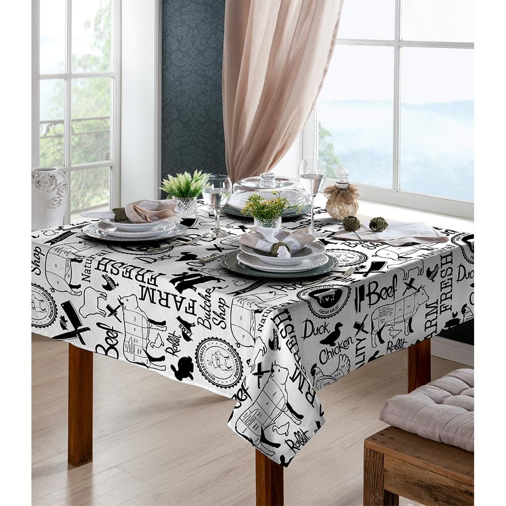 Toalha de Mesa Quadrada 4 Lugares | Casa Paloma Churrasco