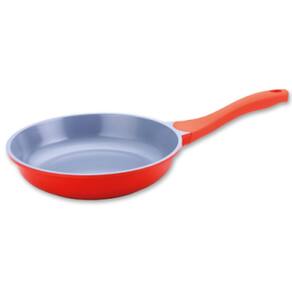 Frigideira Ecolumini 28cm Vermelho com Cinza