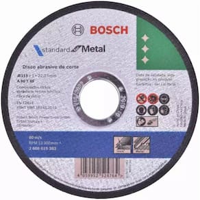 Disco de Corte Bosch 1151x10mm Inox 2608619383000