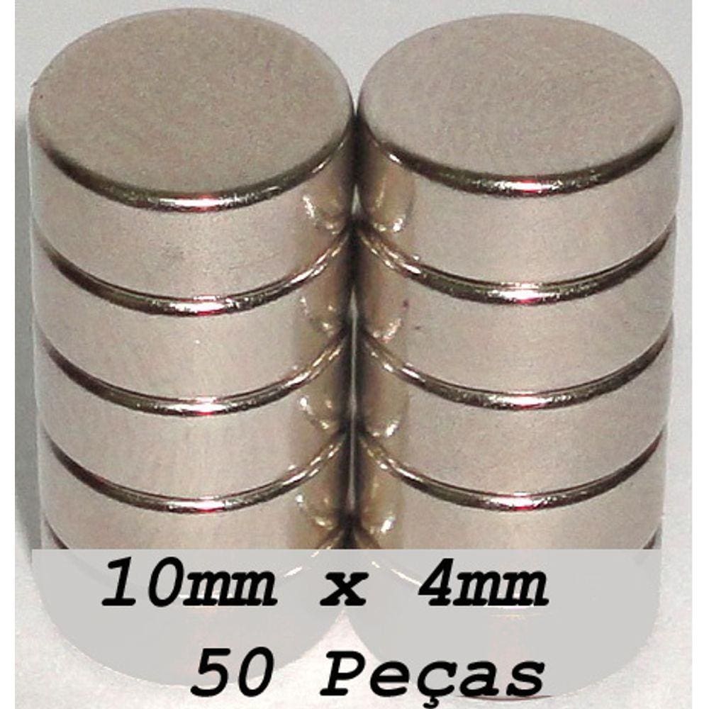 Ima De Neodímio / Super Forte / 10mm X 4mm * 50 Peças*