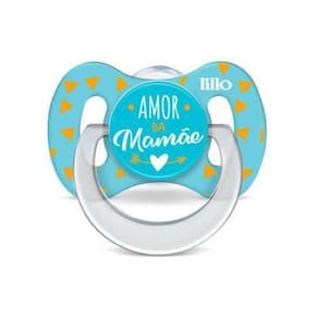 Chupeta Funny Amor Da Mamãe Azul Tam 1 Lillo