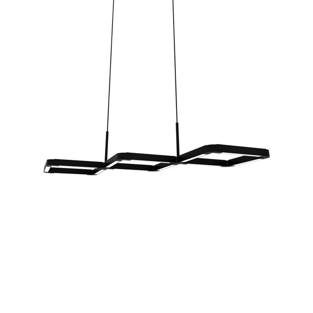 Lustre Pendente Newline Fit15 Diamond PD15065 Led Bivolt Preto