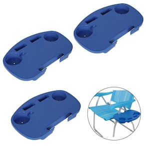 Kit 3 Mesa Portátil Para Cadeira De Praia Porta Celular Copos - Mor