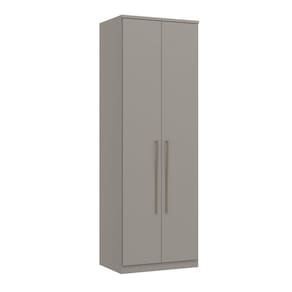 Módulo de Guarda Roupa 2 Portas 2 Gavetas Elegance Móveis Castro NIQUEL/NIQUEL