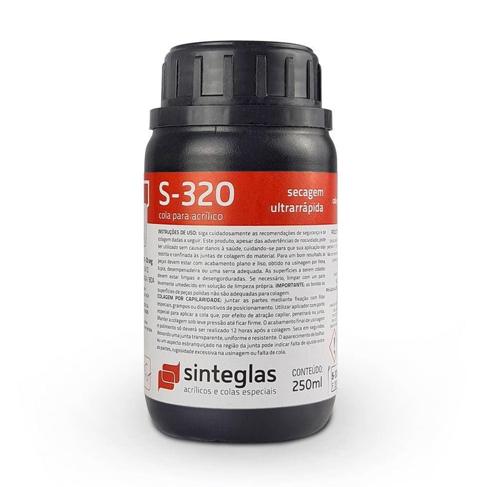 Cola Acrílica Sinteglas S-320 250ml