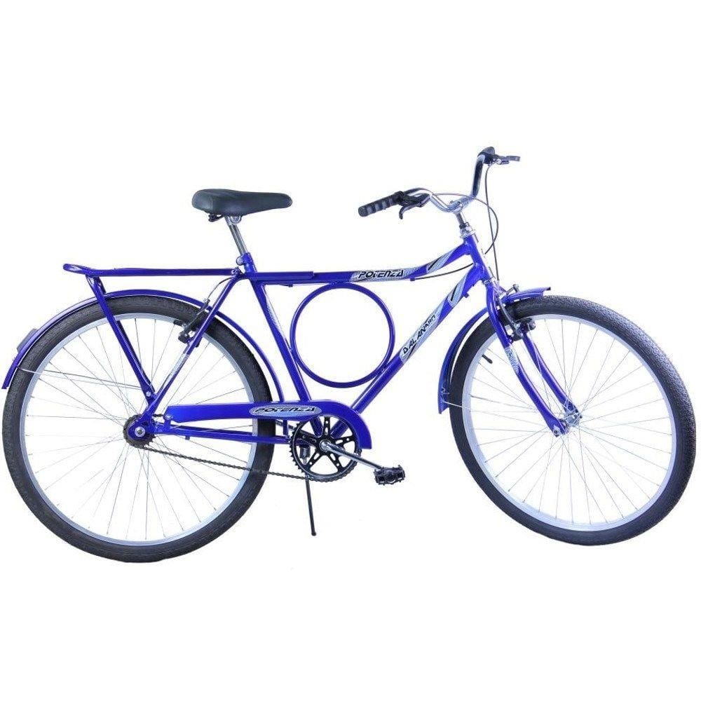 Bicicleta Aro 26 Barra Forte Masc.Poten Azul