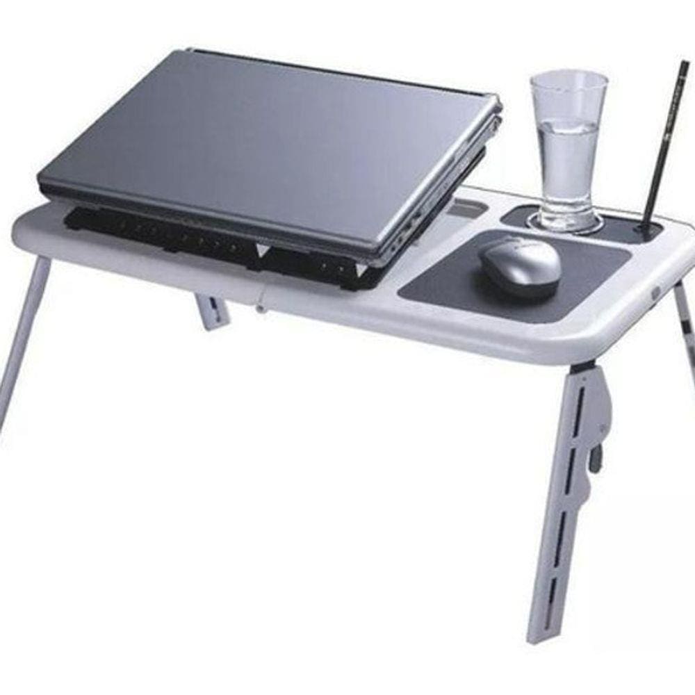 Mesa Dobrável Notebook Cooler Mousepad Usb Tablet 2