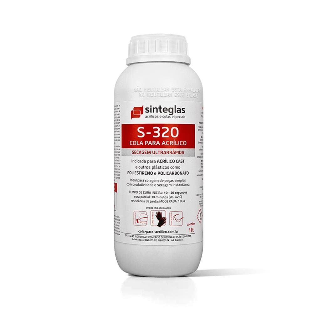 Cola Acrílica Sinteglas S-320