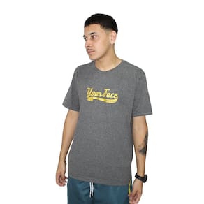 Camiseta Your Face Swipe Grafite