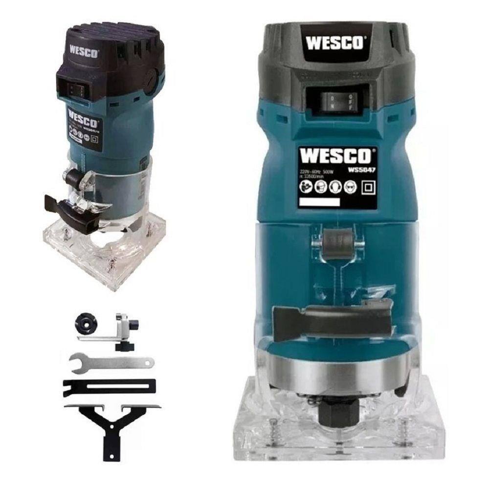 TUPIA LAMINADOS 06MM 1/4" 0500W 0-33500RPM 110V/220V WESCO WS5047