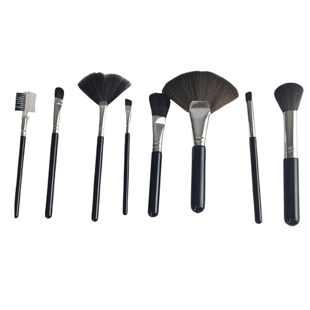 Pincel Kit 8 peças Maquiagem Make Up Sombra Corretivo Base Profissional