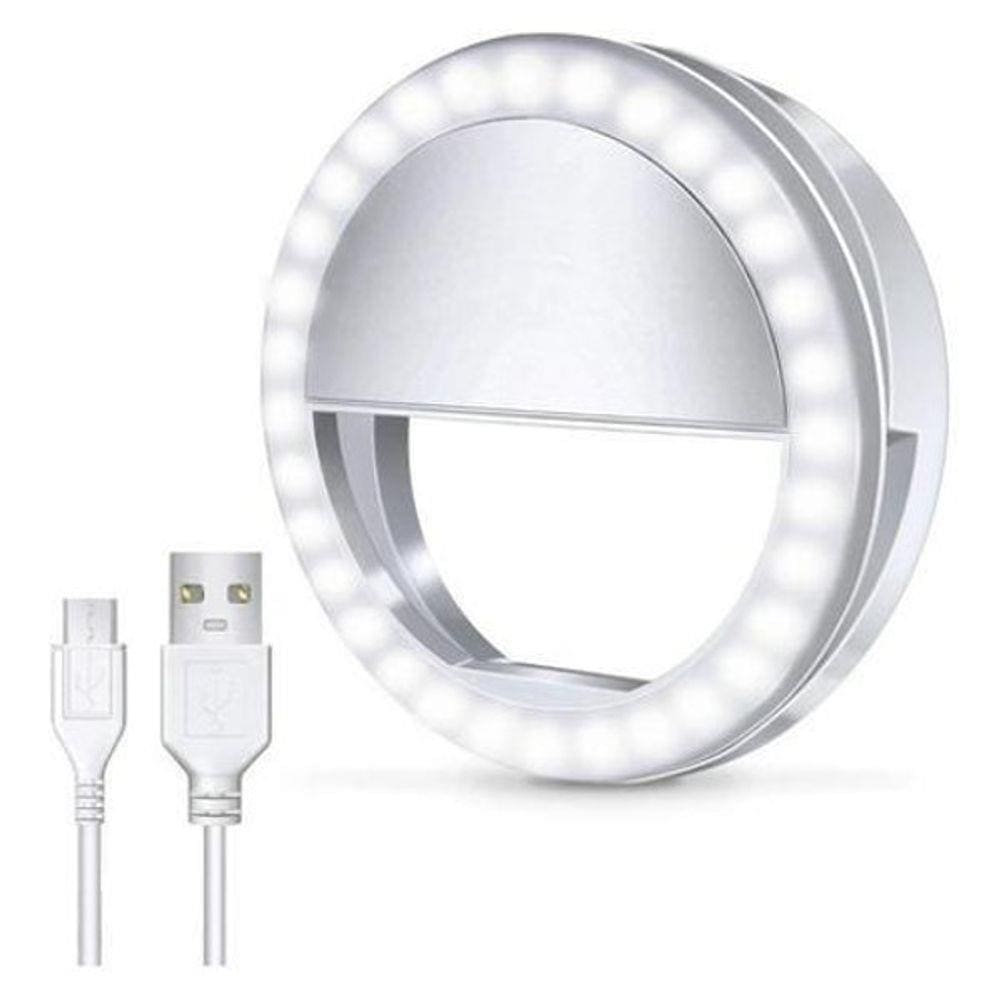 Flash Para Celular Luz Iluminação Ring Light Anel Led Selfie