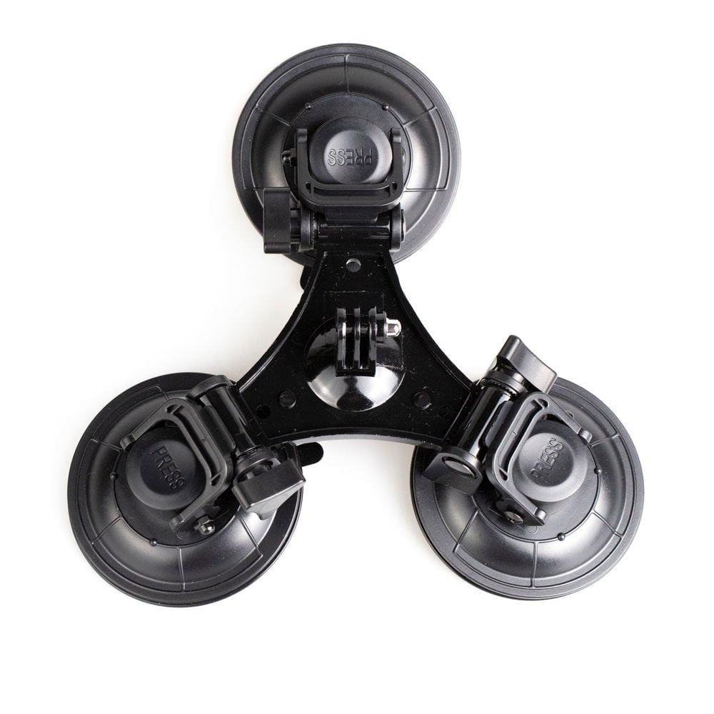 Suporte para câmeras compactas com três ventosas de 9cm