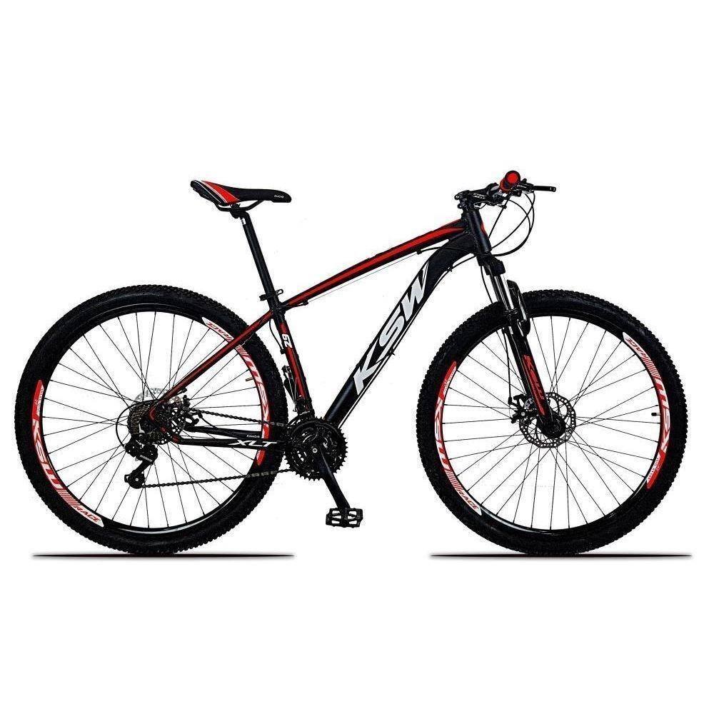 Bicicleta Ksw Xlt Disc H Aro 29 Susp. Dianteira 27 Marchas - Preto