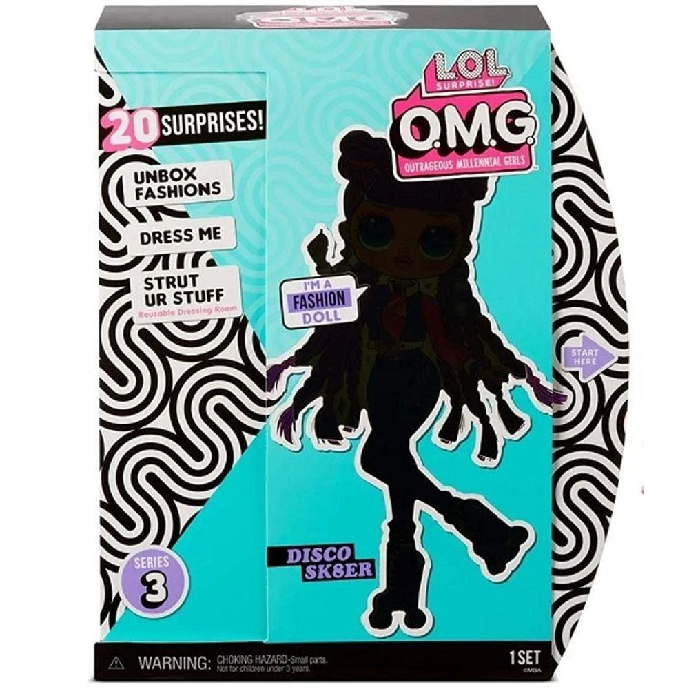 Boneca LOL Surprise OMG DOLL Core Roller CHICK Candide 8947
