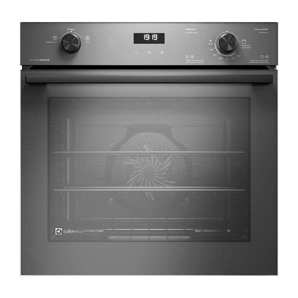 Forno 80l de Embutir Electrolux Inox - Gás - Experience Com Foodsensor - 220v - Oe8gf