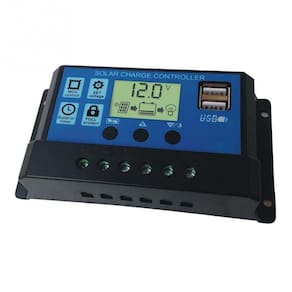 Controlador De Carga 12/24V 30A Pwm Com Usb