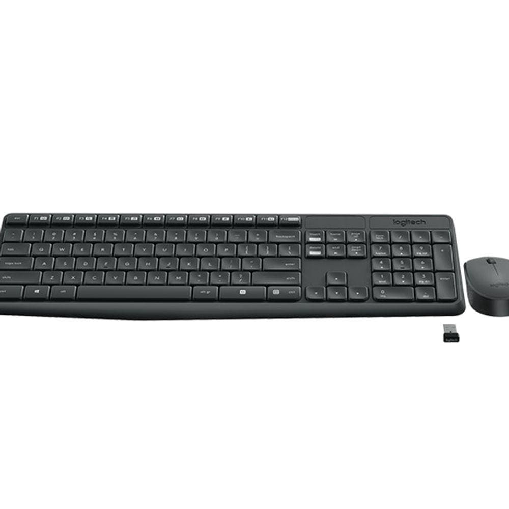 Teclado e Mouse sem Fio Slim Logitech branco | Pontofrio