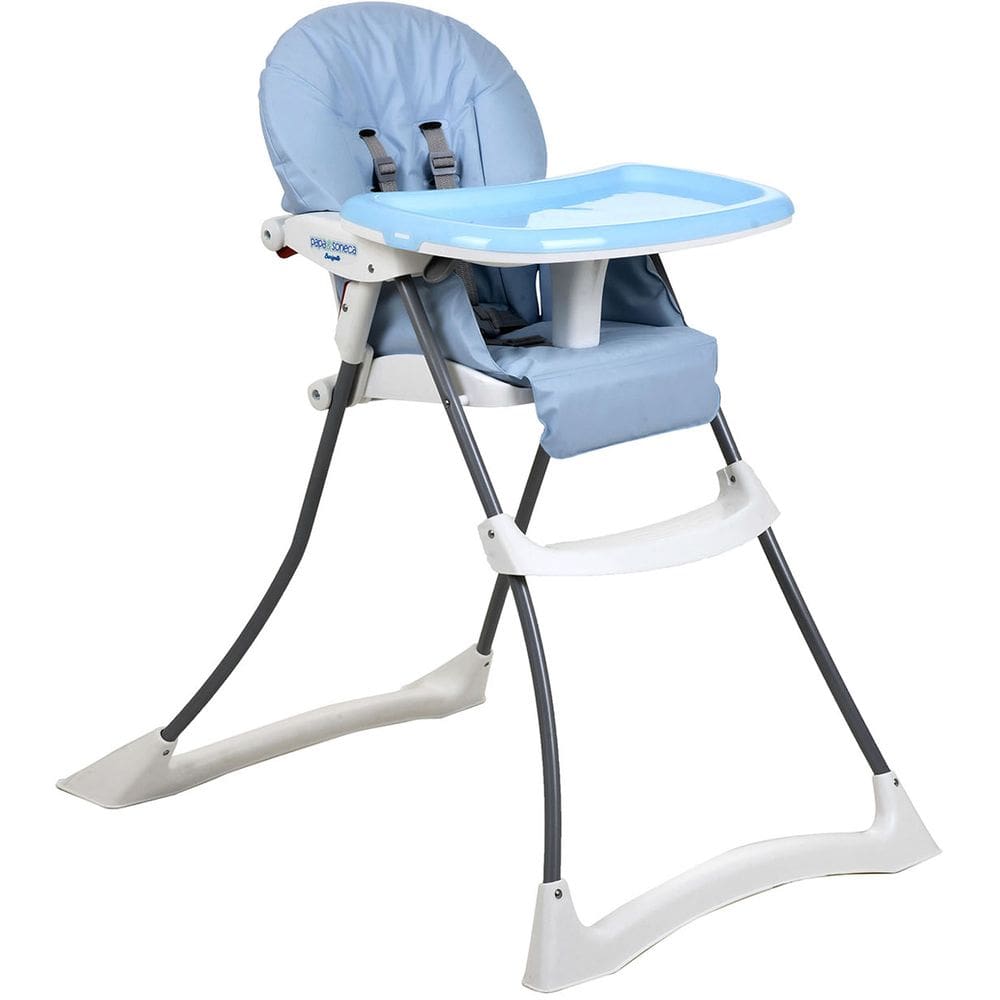 Cadeira de Refeição Infantil Reclinável Papa & Soneca De 6 a 36 Meses Baby Blue Burigotto