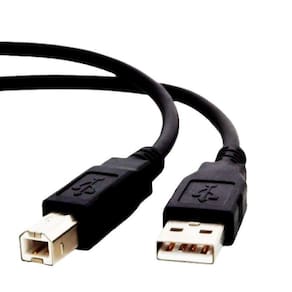 Cabo Usb A Macho Para B Macho 3 Metro Preto Para Impressora