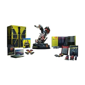 Jogo Cyberpunk 2077 Edição De Colecionador Com Estátua 25cm