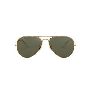 Óculos Rb3025L 001 Aviador Dourado Lente Verde Pol