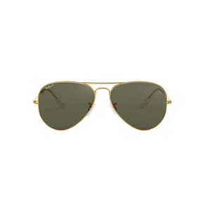 Óculos Rb3025L 001 Aviador Dourado Lente Verde Pol
