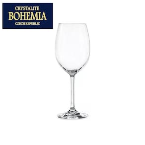 Jogo 6 Taças Vinho Cristal Anna Transparente 450Ml Bohemia