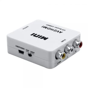 Conversor Adaptador Av-Rca (Entrada) X Hdmi (Saída)