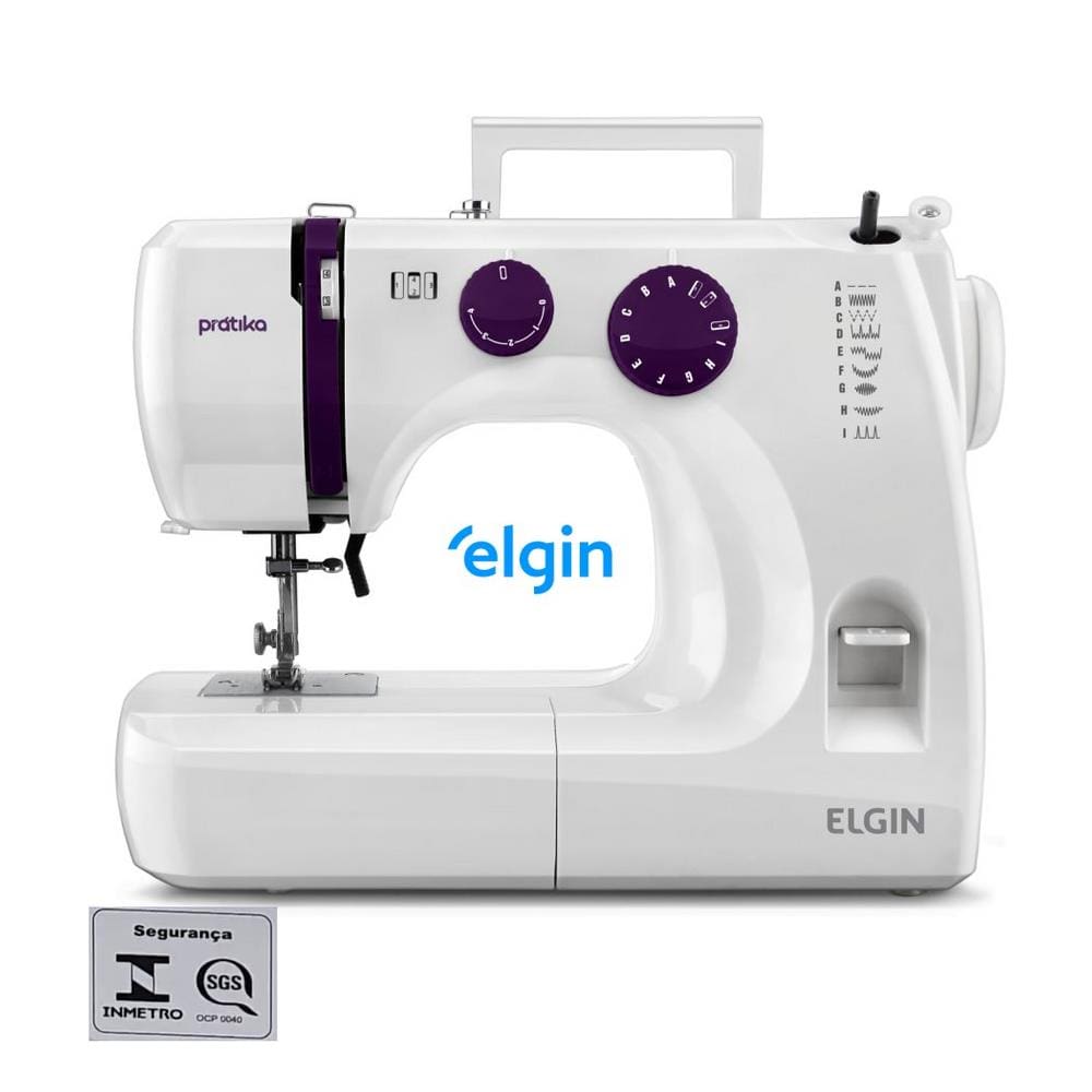 Máquina de Costura Elgin Prátika JX2051 - 220V-com Caseador Automático