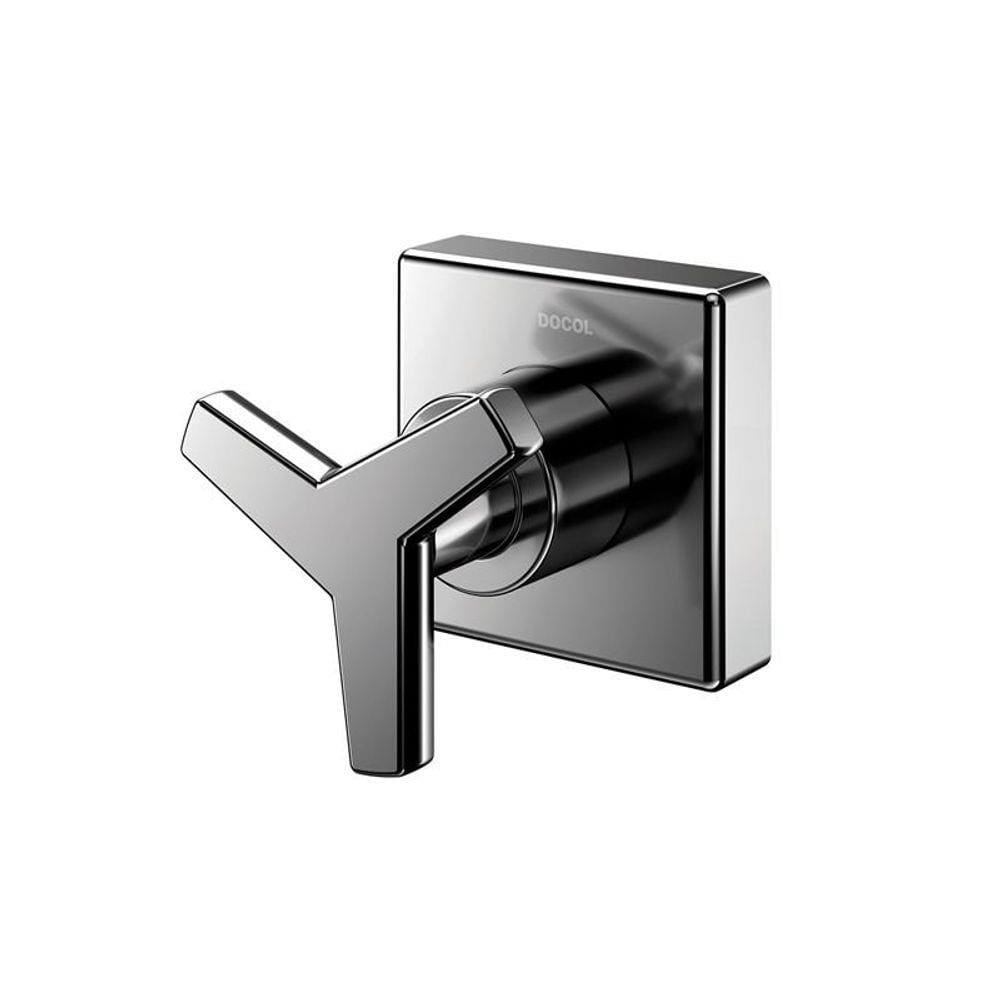 Acabamento para Registro Docol City 877148 DocolBase 1/2&quot;, 3/4&quot; e 1&quot; Grafite Polido