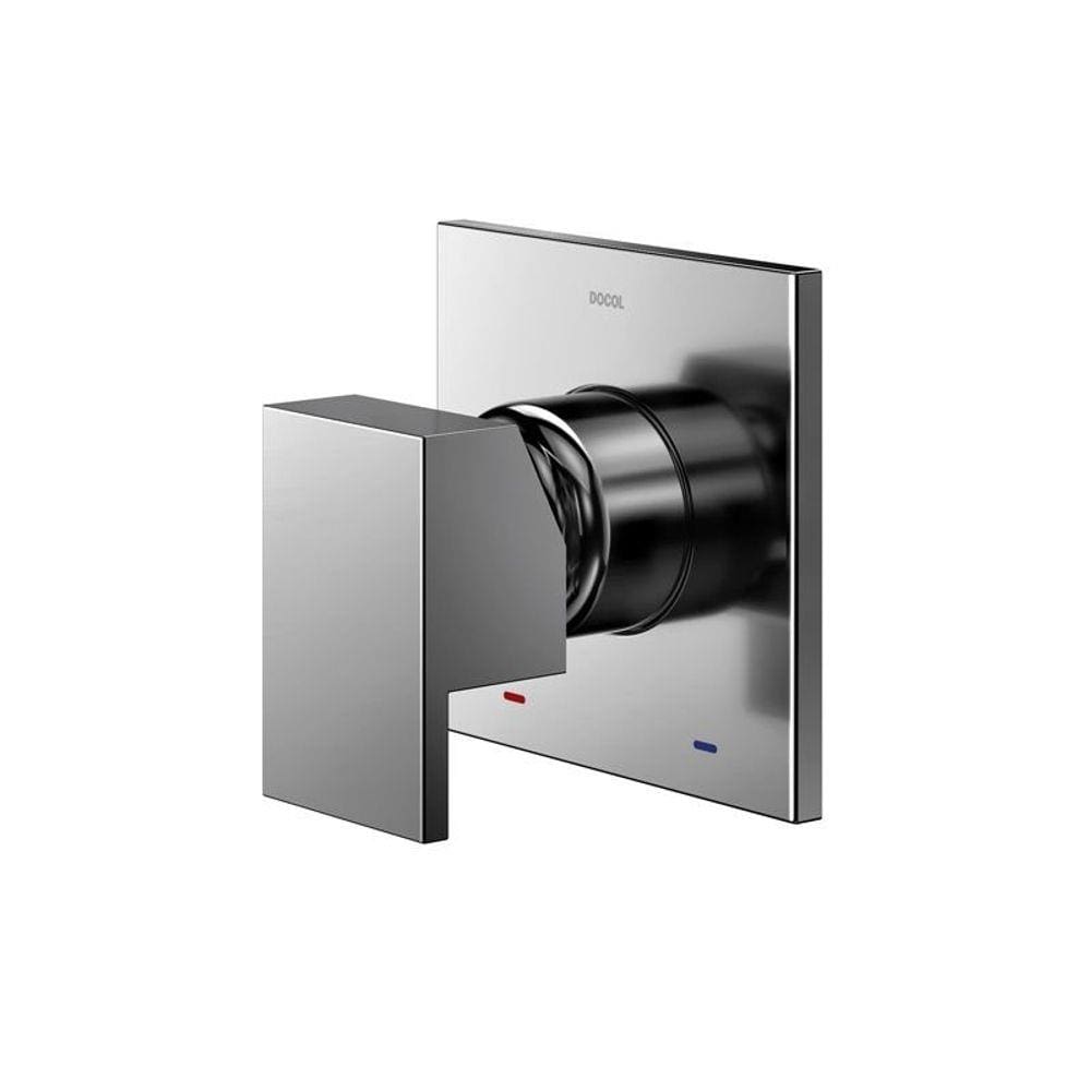 Acabamento Monocomando para Chuveiro Docol New Edge 925948 3/4&quot; Grafite Polido