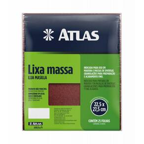 Lixa Massa E Madeira Atlas Grão 60