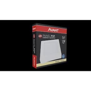 Painel De Led De Soprepor Pop 12w 4000k Luz Neutra Bivolt Q