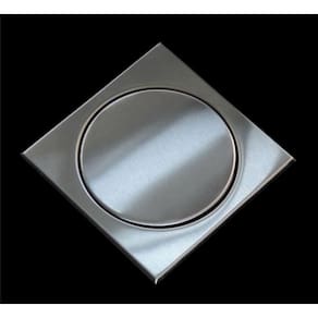 Ralo Quadrado Elegance 12,5x12,5cm Escovado Mozaik