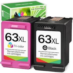 Recarga Impresora HP Paquete Combinado De Cartuchos De Tinta De Repuesto 63XL Para HP Envy Repuesto Tinta HP OfficeJet 5255