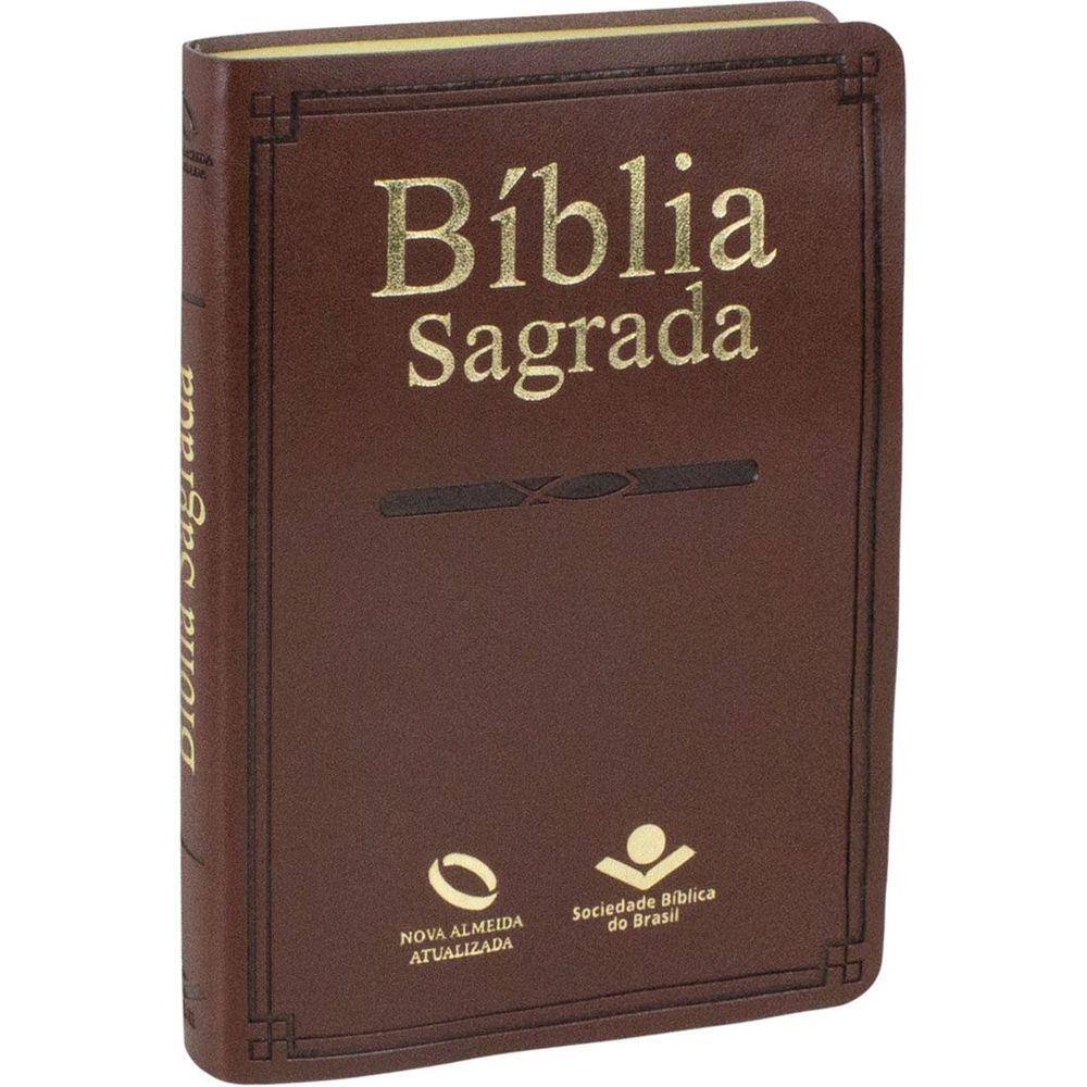 Biblia Slim Marrom Naa Sbb