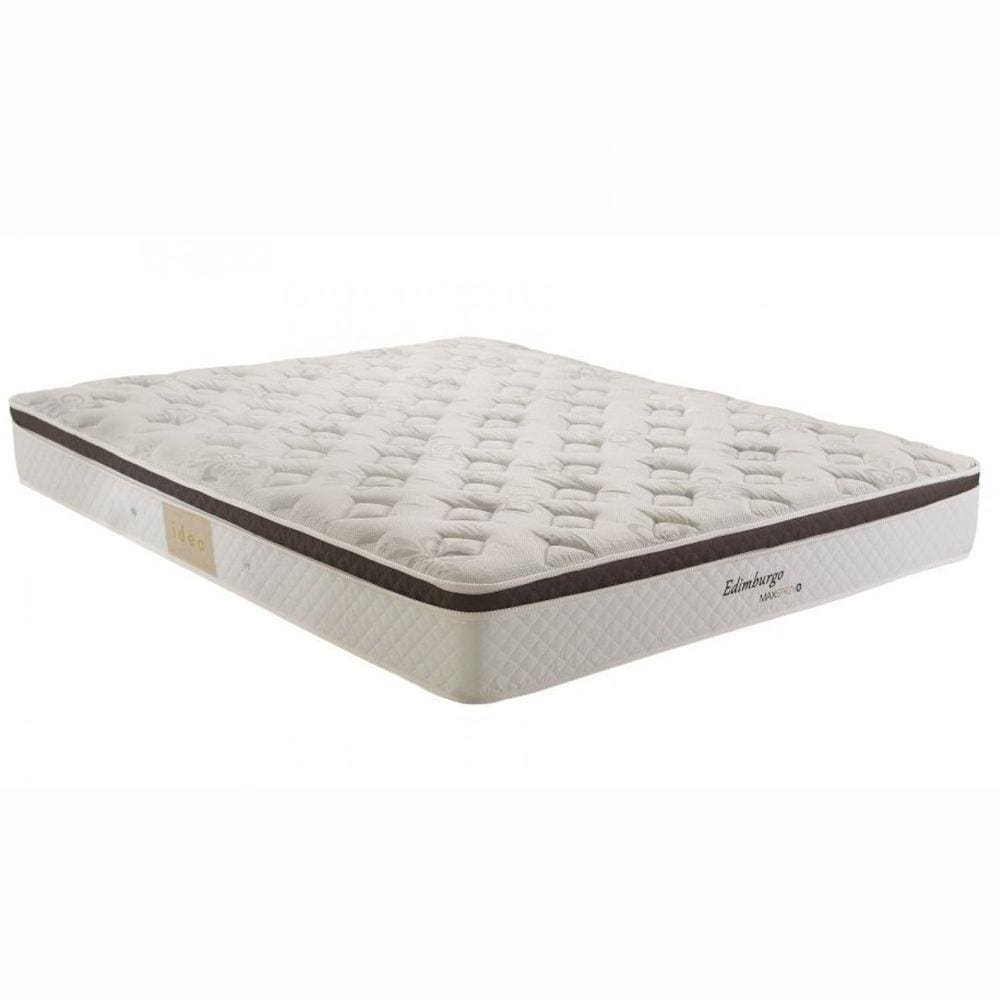 Colchão Casal Mola Maxspring 138x188x25cm ULT Edimburgo Maxspring ONE S.Pillow Herval Marrom
