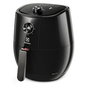 Fritadeira Elétrica Sem Óleo AirFryer Electrolux por Rita Lobo 3,2L Preta Efficient 1400W (EAF10)