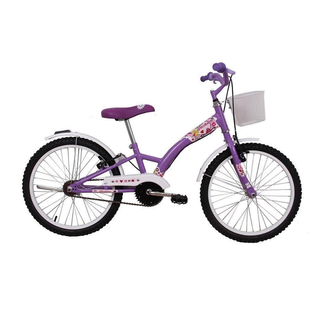 Bicicleta Aro 20 Feminina Fashion Lilas