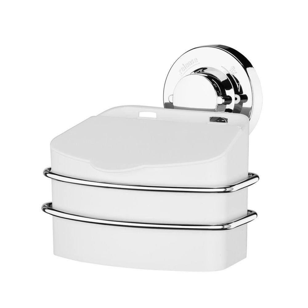 Saleiro Porta Sal Açucar 500g Branco com Ventosa - 4021 Future