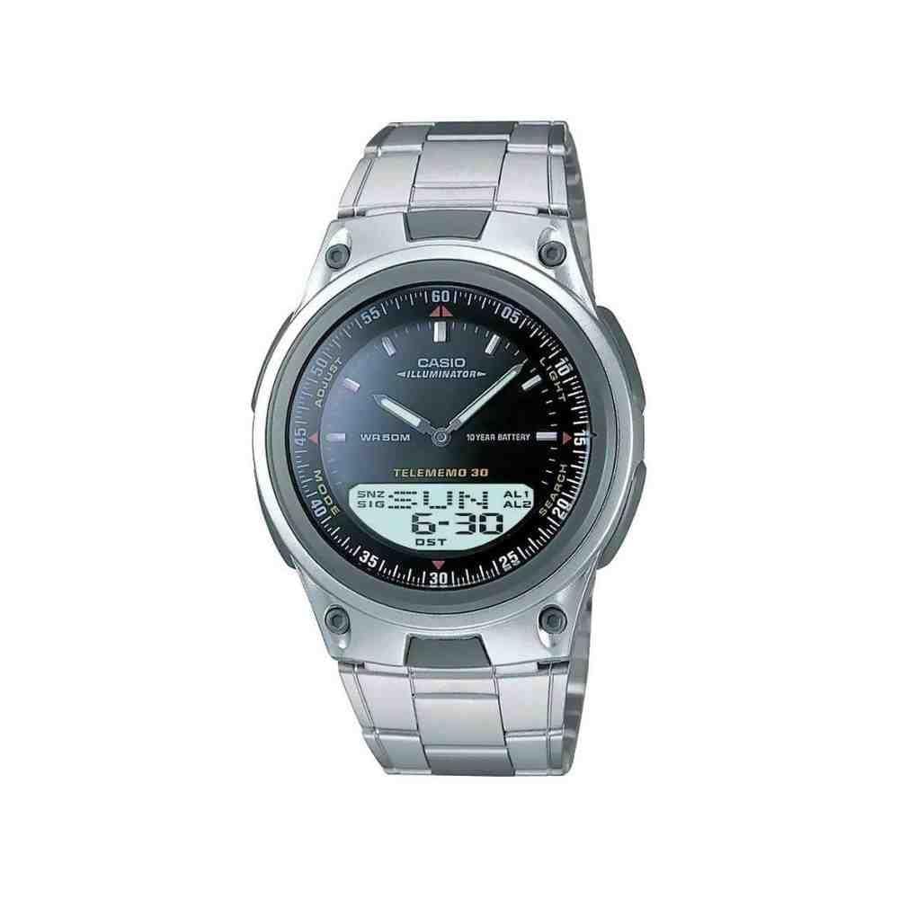 Relógio Casio Masculino Esportivo Prata AW-80D-1AVDF
