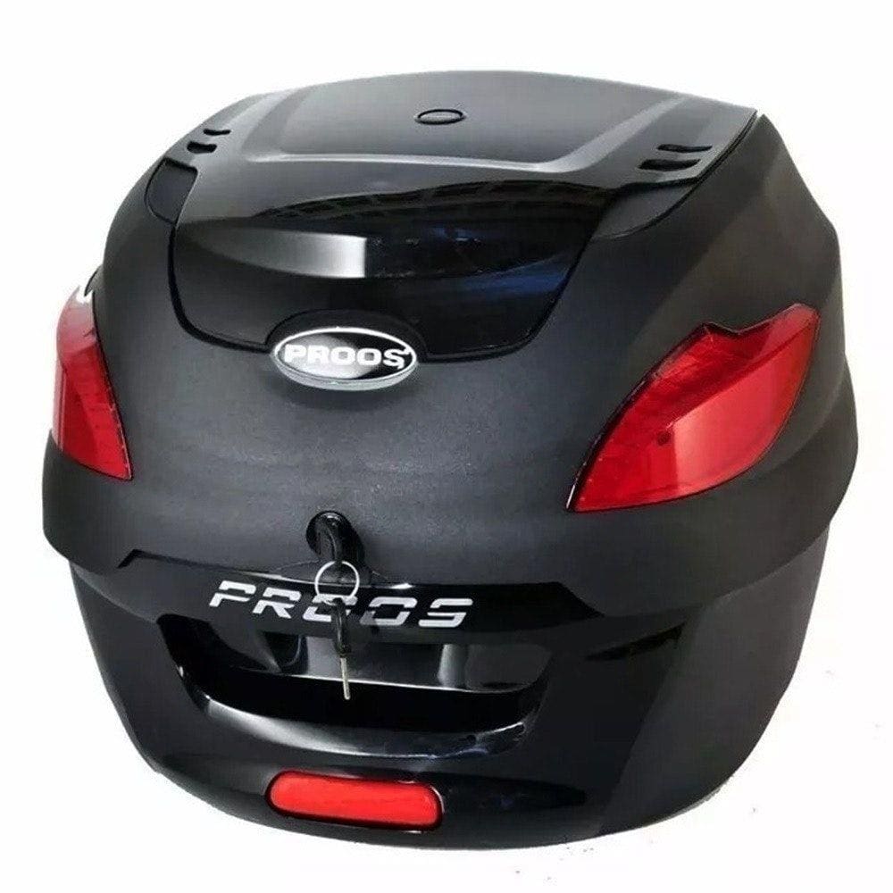 Bauleto Bau Moto Para Bagageiro 41 Litros Proos  Preto