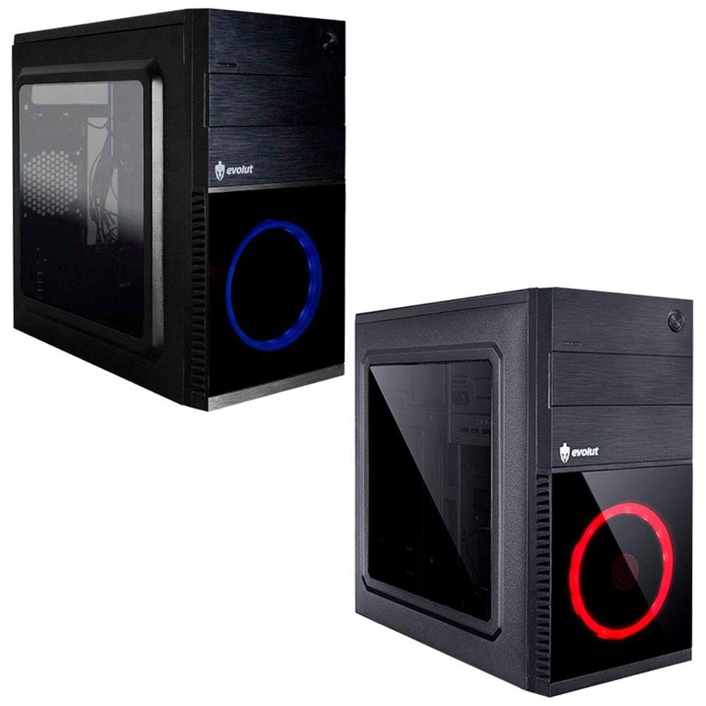 Gabinete Gamer ATX Usb C/ Cooler Lateral Acrílico EG-804