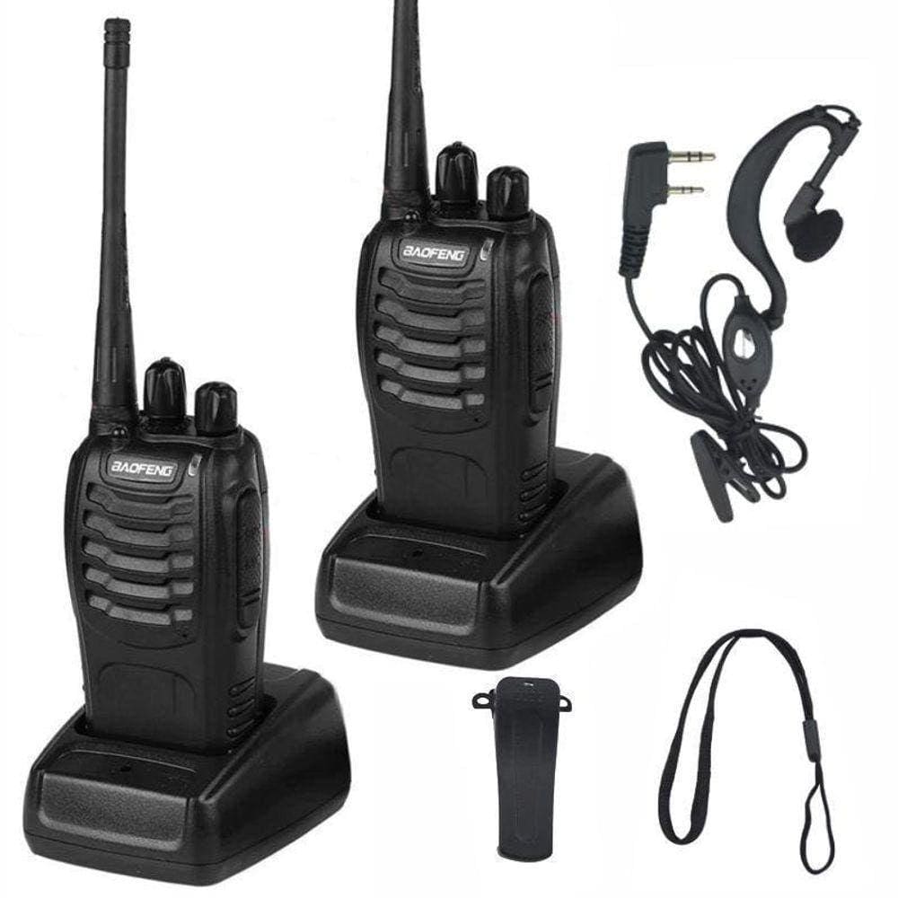 Rádio Comunicador Baofeng Bf-777S Antena Longo Alcance