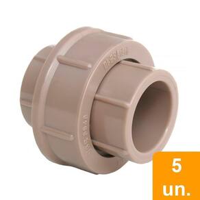 União Soldável Plastilit 32mm Embalagem com 5 Unidades