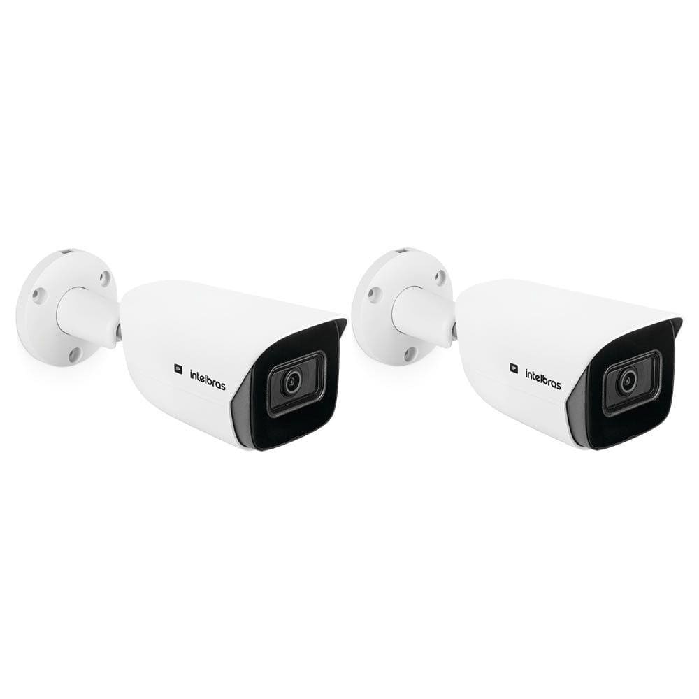 Kit 2 Câmeras IP 2 Megapixels 40m Inteligência Artificial VIP 3240 B IA Intelbras