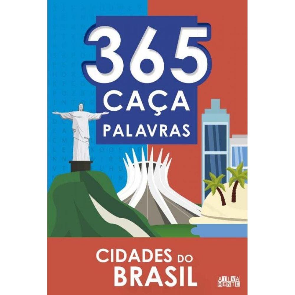 365 Caça Palavras Cruzadas Médio Passatempo Livro Culturama